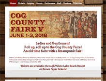 Tablet Screenshot of cogcountyfaire.com